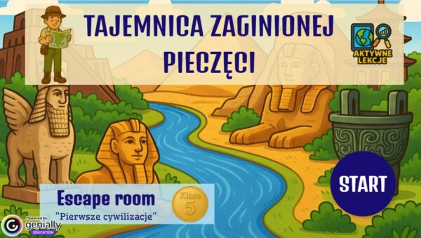 Pakiet Escape Room Historia klasa 5 – Tajemnica zaginionej pieczęci + Tropem rzymskiego legionu