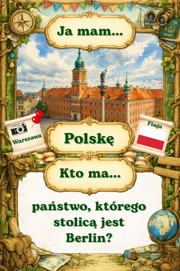Gra edukacyjna „Ja mam… Kto ma...?” – Państwa i stolice Europy