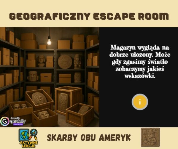 8 Pakiet escape roomów z geografii – Europa i Ameryki