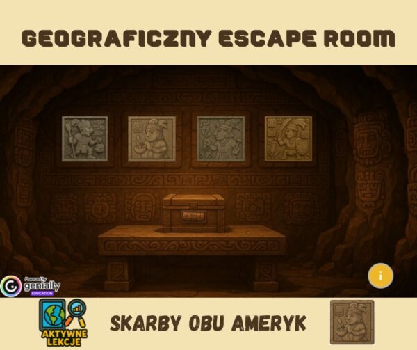 Pakiet escape roomów z geografii – Azja i Ameryki