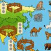 Pakiet escape roomów z geografii – Azja i Ameryki