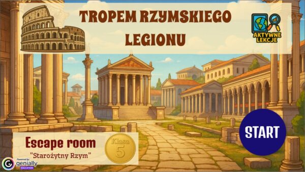 Pakiet Escape Room Historia klasa 5 – Tajemnica zaginionej pieczęci + Tropem rzymskiego legionu
