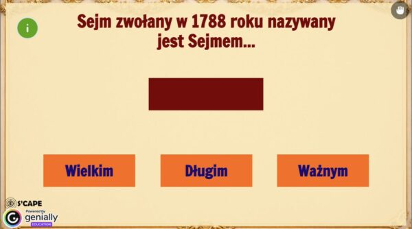 Zrzut ekranu 2026-04-06 141524 Escape Room Konstytucja 3 Maja – Misja: Uratować Rzeczpospolitą
