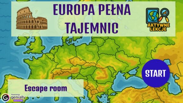Escape Room Europa – Europa pełna tajemnic (klasa 6)