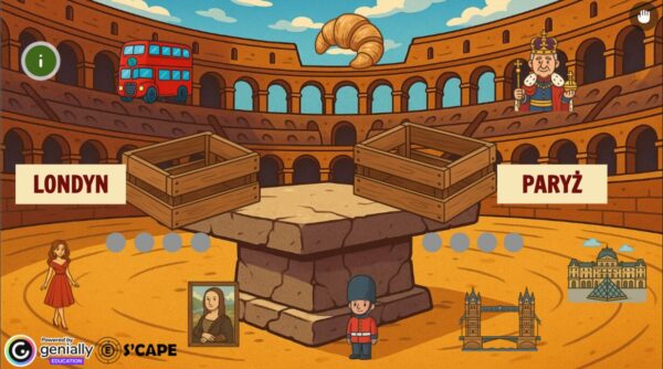 Escape Room Europa – Europa pełna tajemnic (klasa 6)
