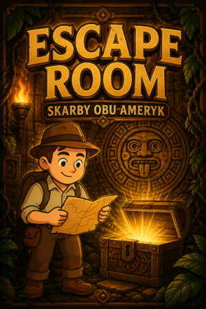Escape Room Ameryka – Skarby obu Ameryk (klasa 8)