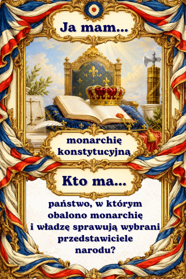 12 Gra edukacyjna „Ja mam… Kto ma…?” – Rewolucja francuska i okres napoleoński