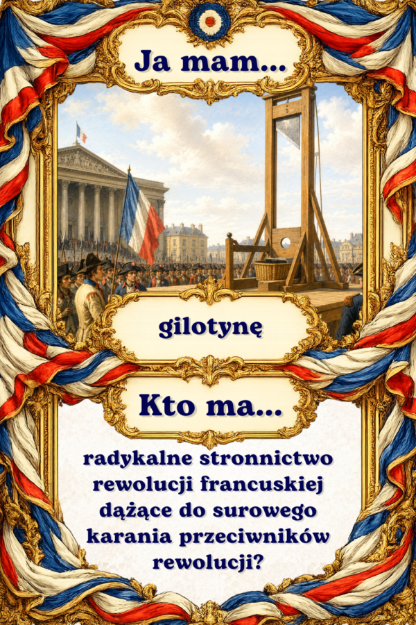 15 Gra edukacyjna „Ja mam… Kto ma…?” – Rewolucja francuska i okres napoleoński