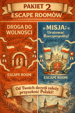Pakiet 2 escape roomów w Polsce Pakiet 2 escape roomów w Polsce