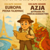 Plakat-Europa-Azja Pakiet escape roomów z geografii – Europa i Azja