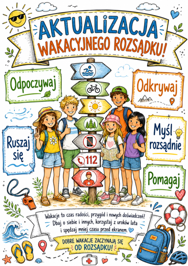 aktualizacja-wakacyjnego-rozsadku Bezpieczne wakacje - Aktualizacja wakacyjnego rozsądku! (plansze edukacyjne)