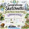 Sketchnotki Geografia klasa 8 – Ameryka Północna i Ameryka Południowa