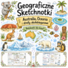 Sketchnotki Geografia klasa 8 – Australia, Oceania i strefy okołobiegunowe