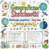 Sketchnotki Geografia klasa 6 – Współrzędne geograficzne i Ruchy Ziemi