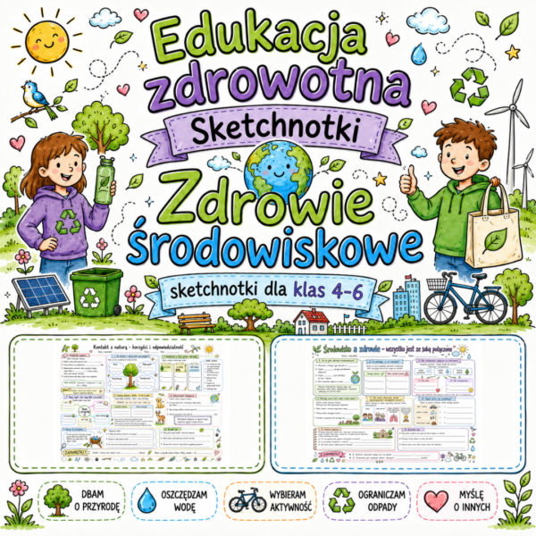 1 Sketchnotki Edukacja zdrowotna klasy 4-6 – Zdrowie środowiskowe (nowa PP)