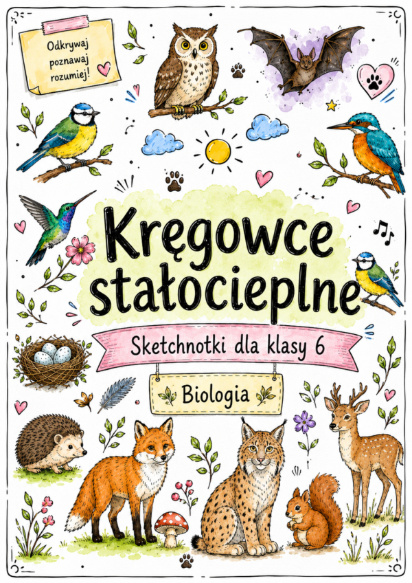 Kręgowce stałocieplne - plakat