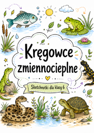 Sketchnotki Biologia klasa 6 – Kręgowce zmiennocieplne