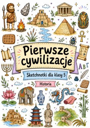 Sketchnotki Historia klasa 5 – Pierwsze cywilizacje