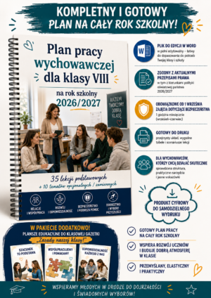 Plan pracy wychowawczej klasa 8 - plakat