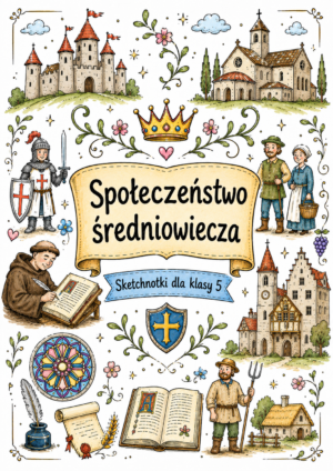 Społeczeństwo średniowiecza - plakat