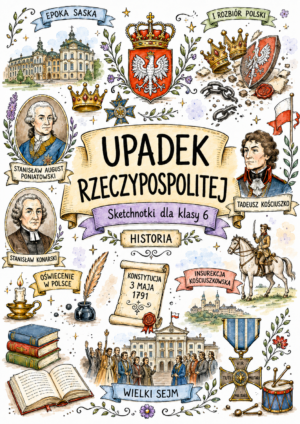 Sketchnotki Historia klasa 6 – Upadek Rzeczypospolitej