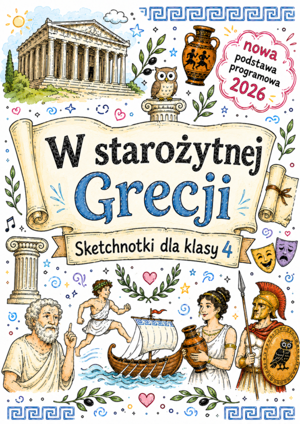 Sketchnotki Historia klasa 4 – W starożytnej Grecji (nowa PP)