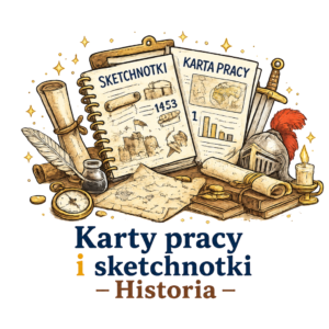 kategoria - karty pracy i sketchnotki z historii