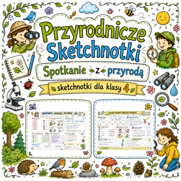 1 Sketchnotki Przyroda klasa 4 – Spotkanie z przyrodą (nowa PP)