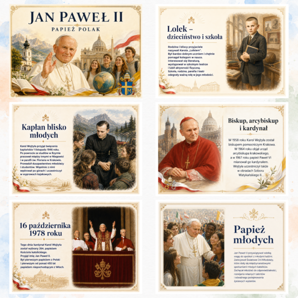 Jan Paweł II - papież Polak (plansze edukacyjne)