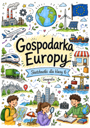 Sketchnotki Geografia klasa 6 – Gospodarka Europy