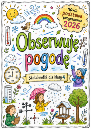 Sketchnotki Przyroda klasa 4 – Obserwuję pogodę (nowa PP)