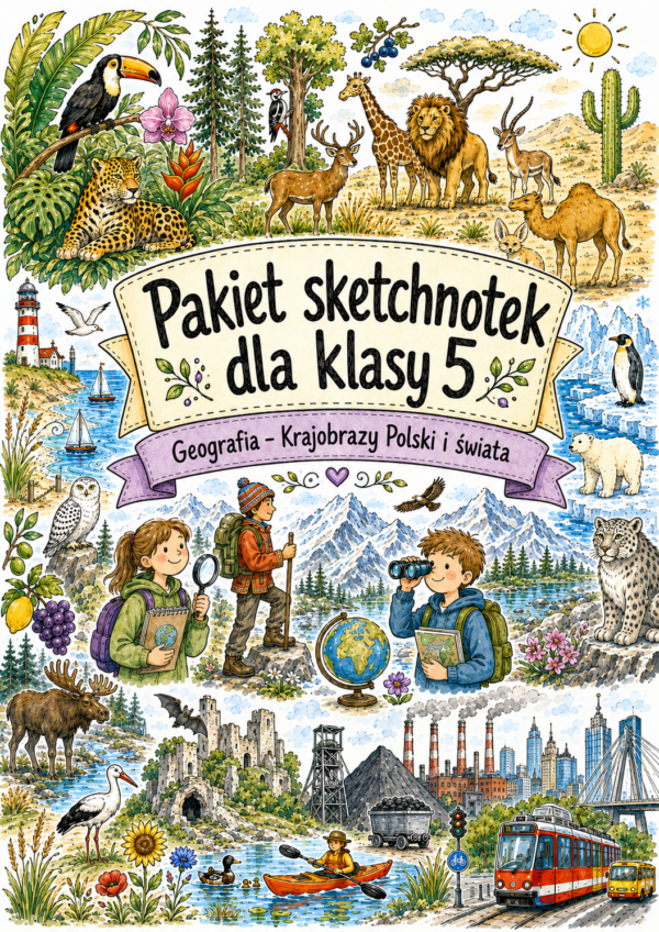 Pakiet geografia klasa 5 - plakat