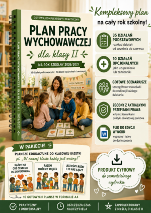 Plan pracy wychowawczej klasa 2 - plakat