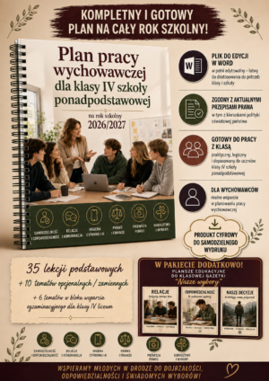 Plan pracy wychowawczej klasa 4 - plakat