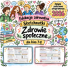 Sketchnotki Edukacja zdrowotna klasy 7-8 – Zdrowie społeczne (nowa PP)