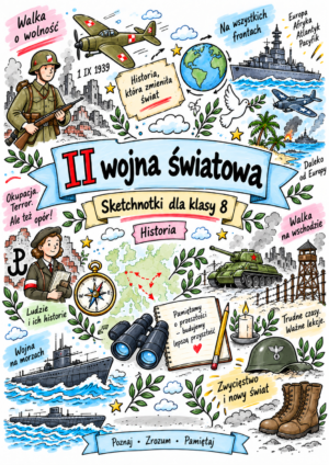 II wojna światowa - plakat