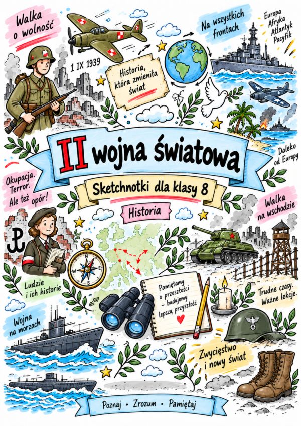 II wojna światowa - plakat