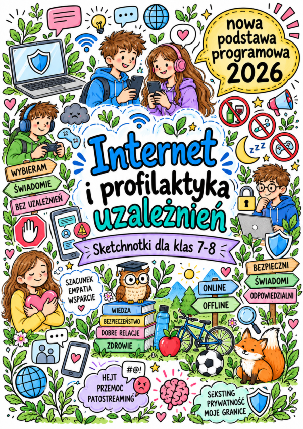 Internet i profilaktyka uzależnień - plakat 7-8 Internet i profilaktyka uzależnień - plakat 7-8