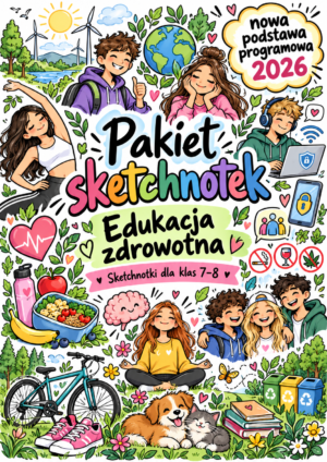 Pakiet sketchnotak klasy 7-8 - plakat