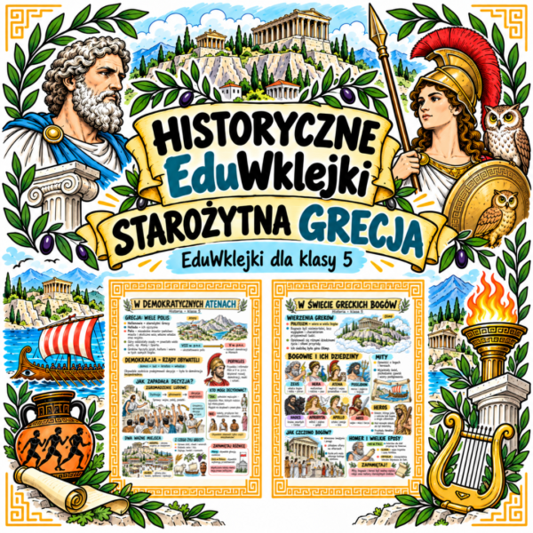 EduWklejki Historia klasa 5 – Starożytna Grecja