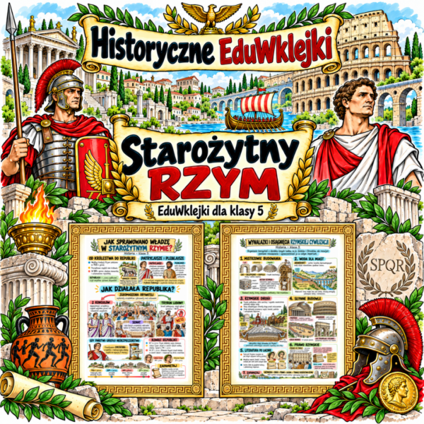 EduWklejki Historia klasa 5 – Starożytny Rzym