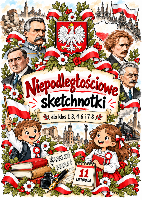 Sketchnotki Niepodległościowe klasy 1-8