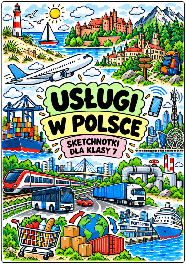 Usługi w Polsce – plakat