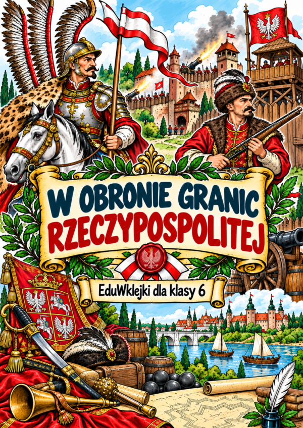 W obronie granic Rzeczypospolitej- plakat EduWklejki Historia klasa 6 – W obronie granic Rzeczypospolitej